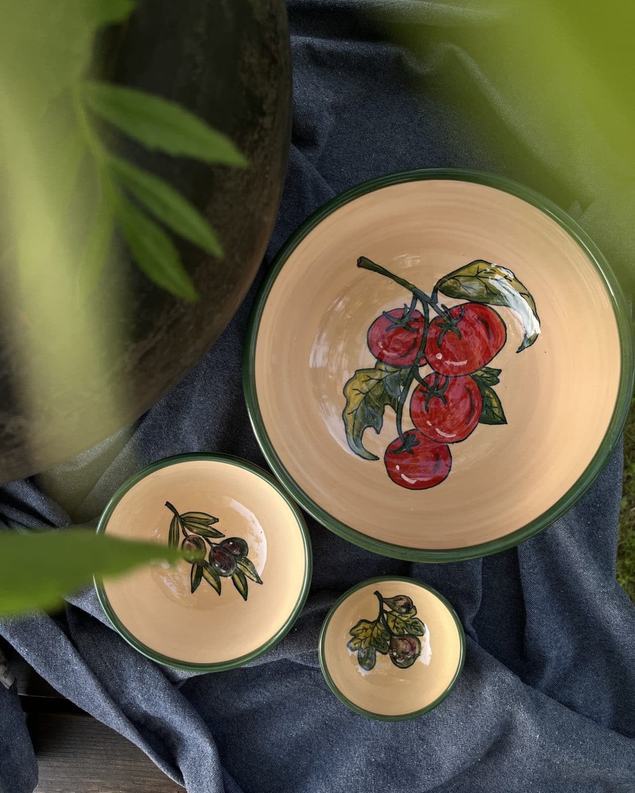 Skål i keramik Tomater