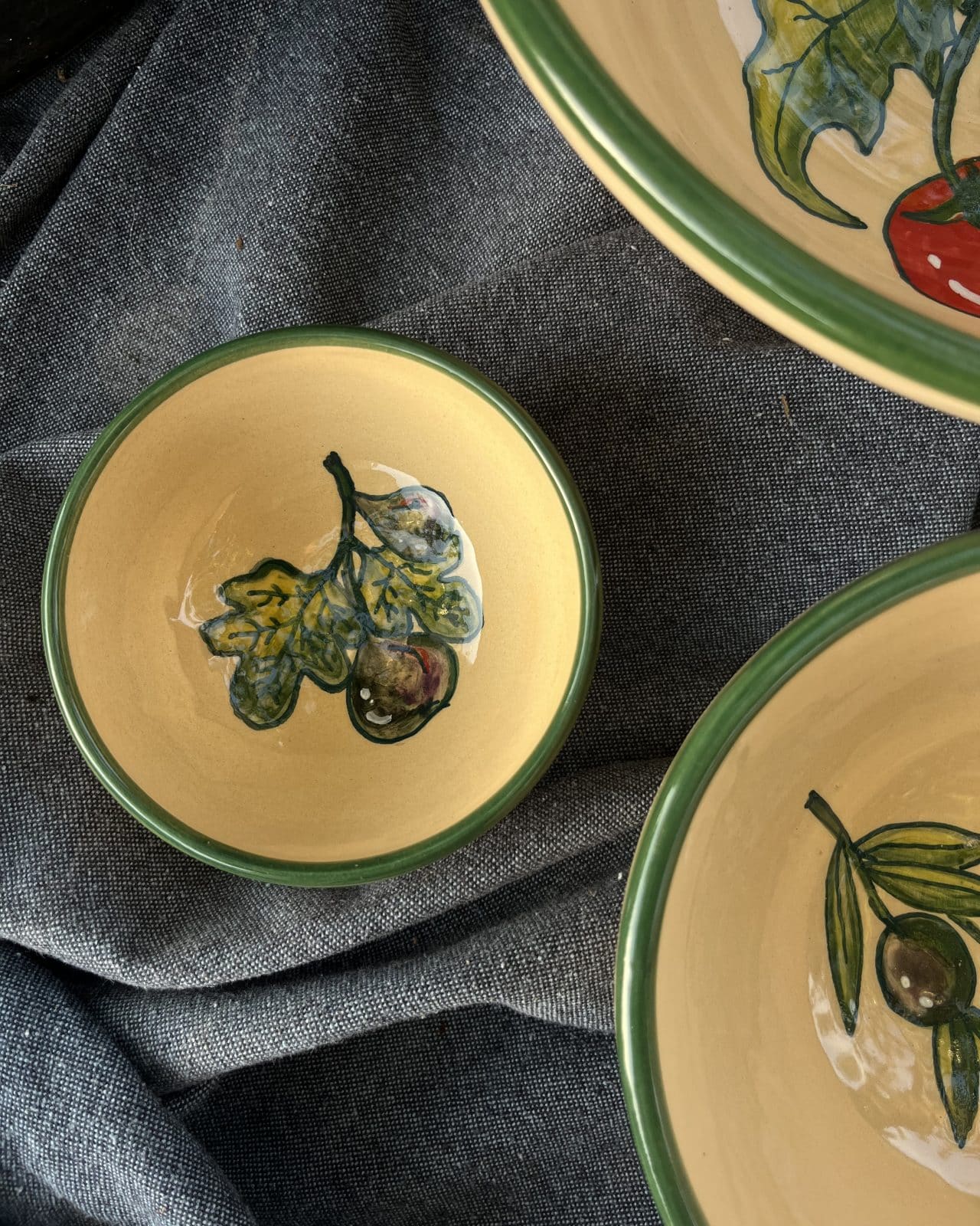 Skål i keramik Fikon