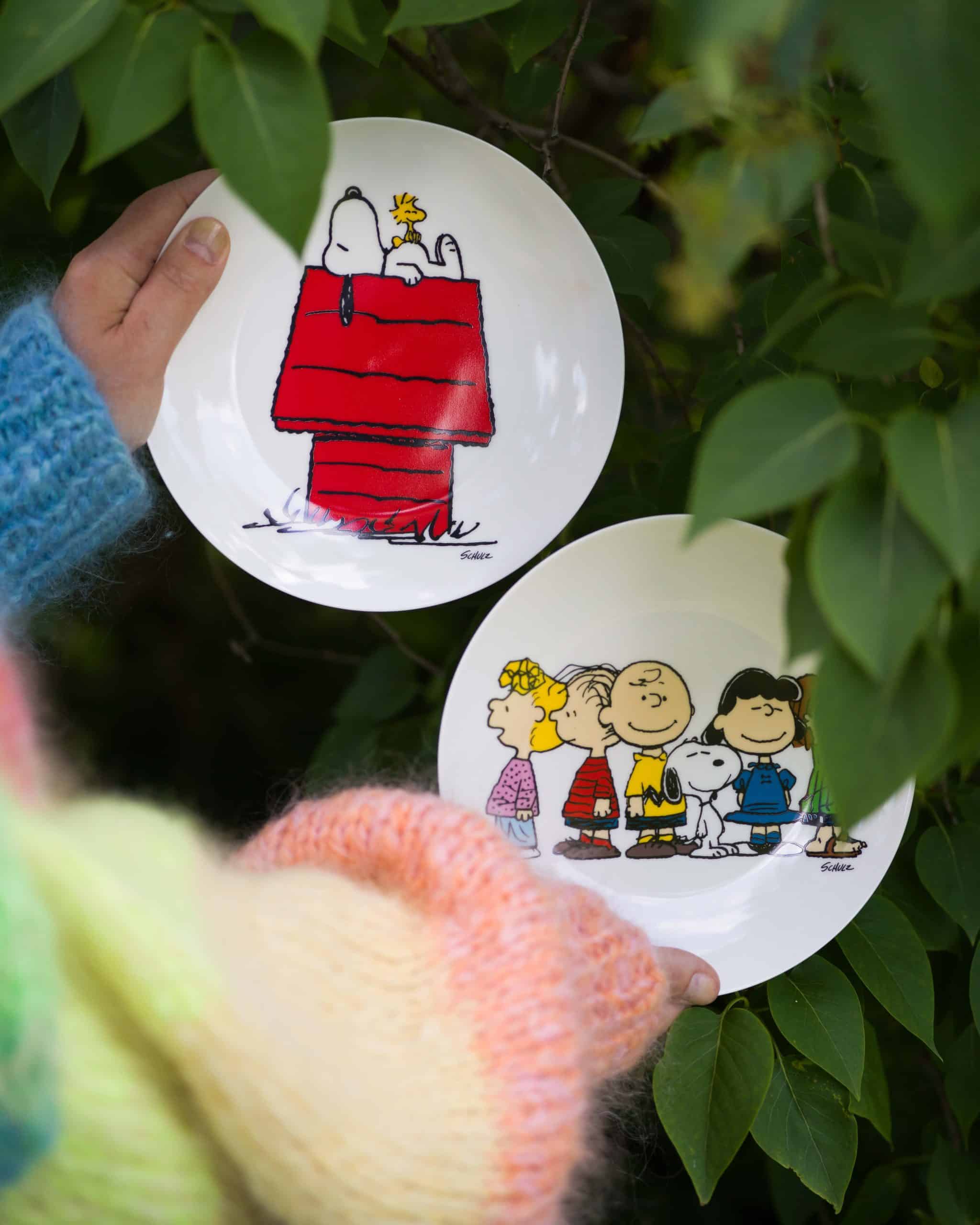 Två assietter "Snoopy and his gang"