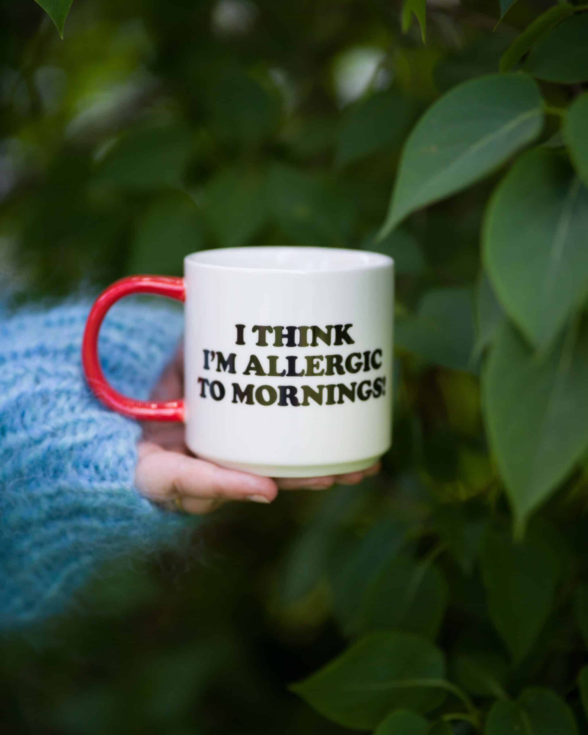 Mugg "Snoopy, allergic to mornings" - Bild 2