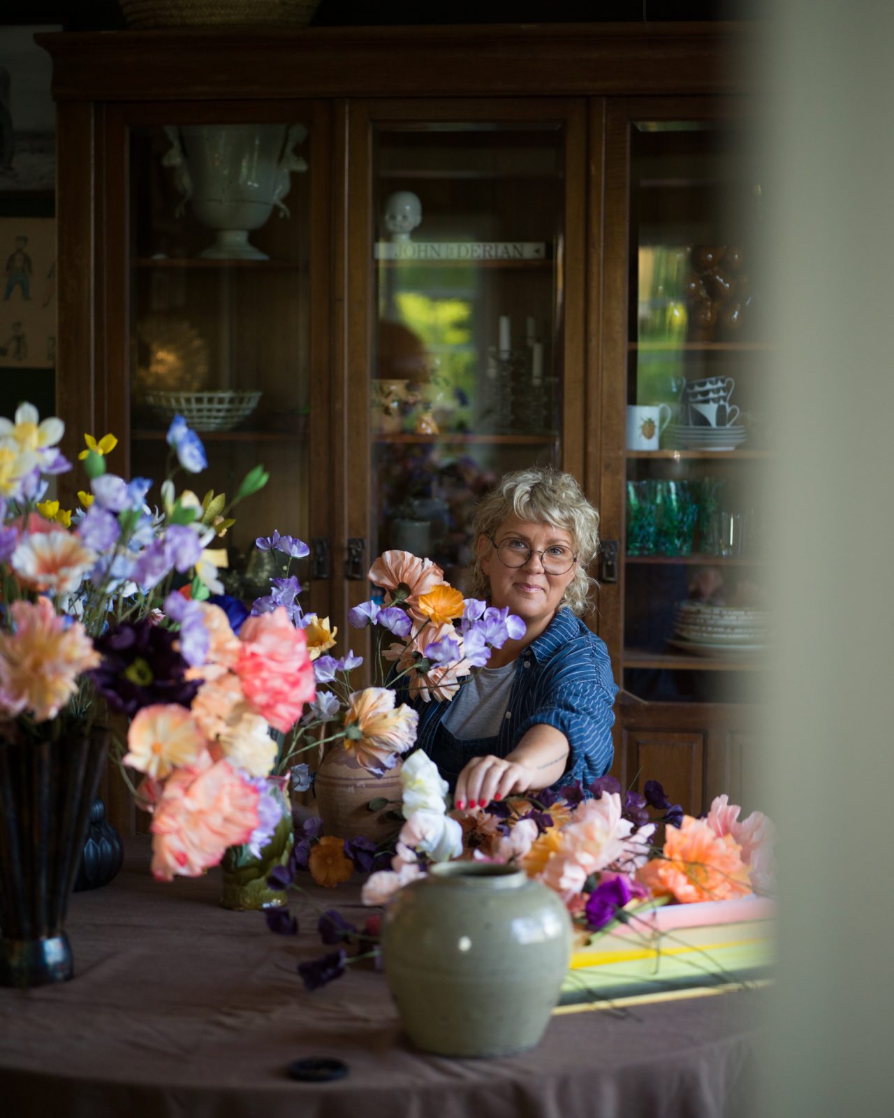 Workshop i Pappersblommor hos Brandstationen 25/11