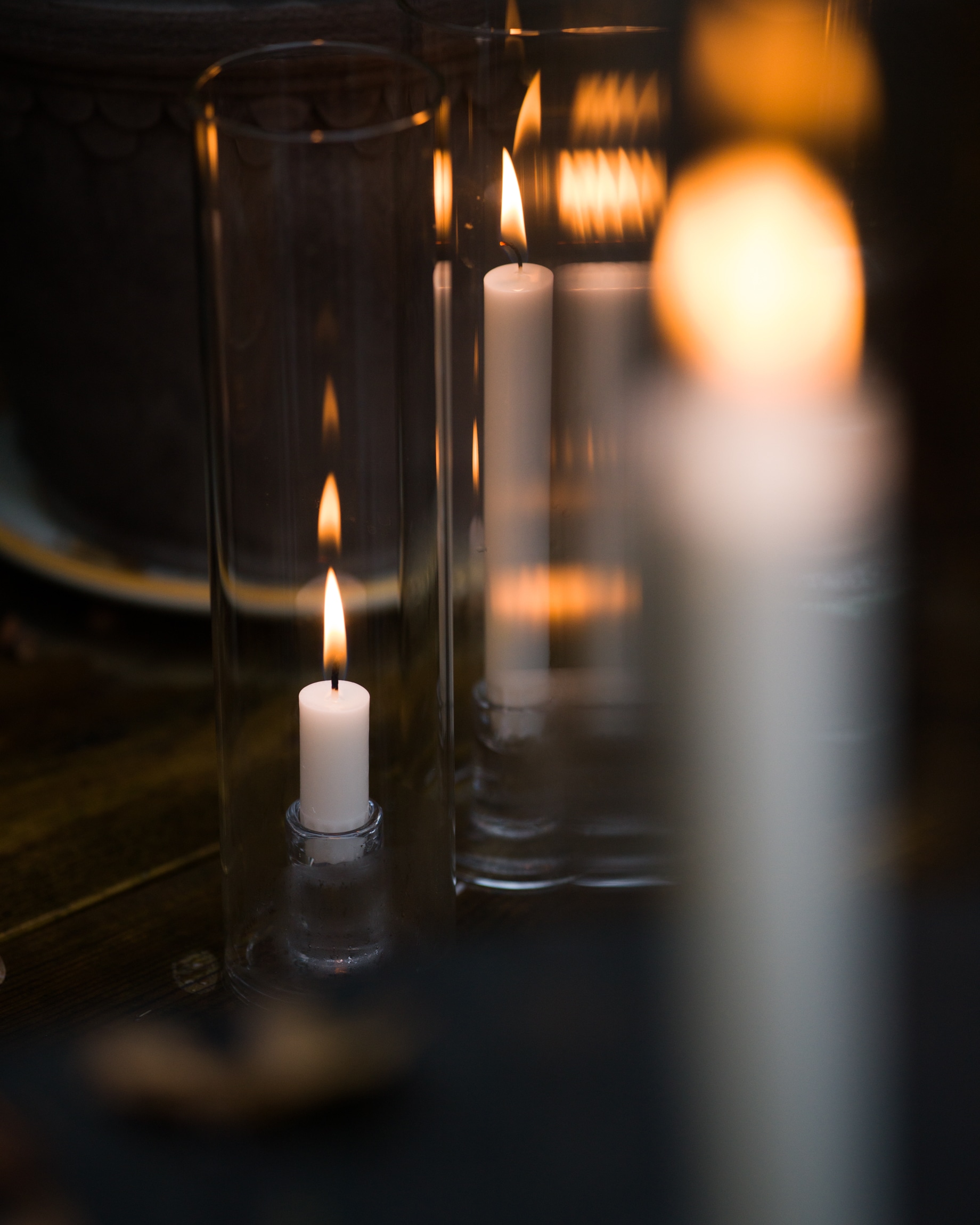 Ljusstake i glas - Bild 3